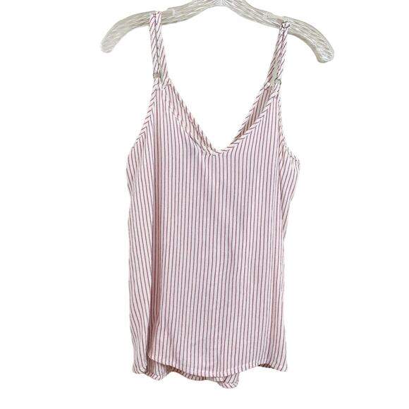 Torrid Sophie Red/White Striped Lace-Up Tank Top - Picture 8 of 10
